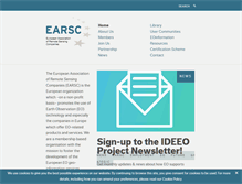 Tablet Screenshot of earsc.org